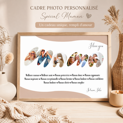 Cadre photo personnalisable MAMAN