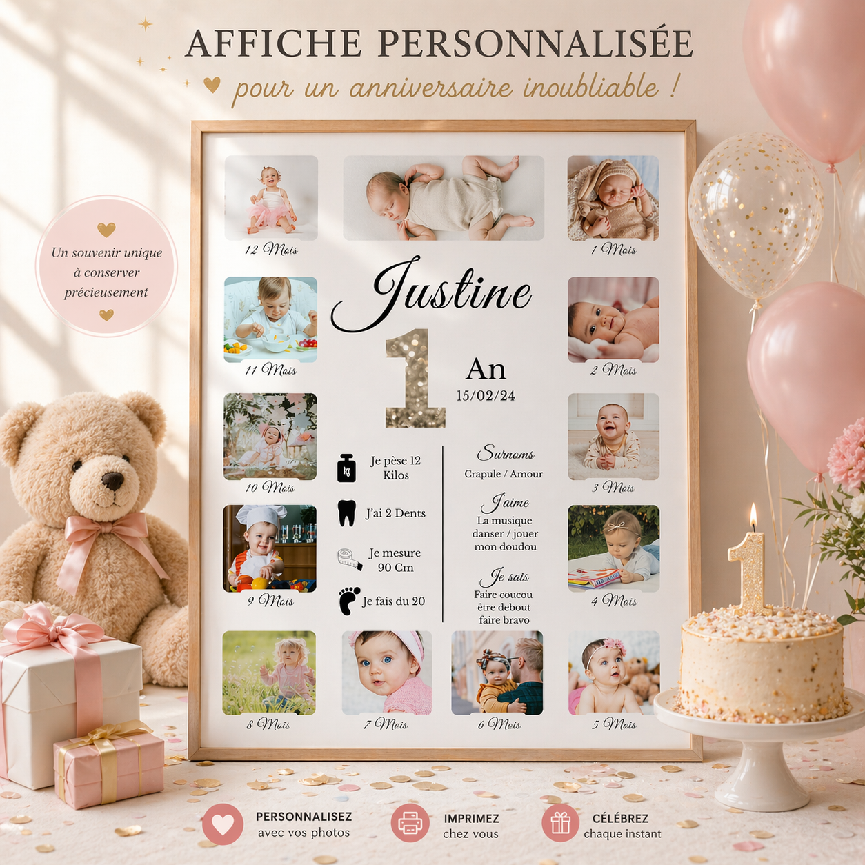 Affiche premier anniversaire