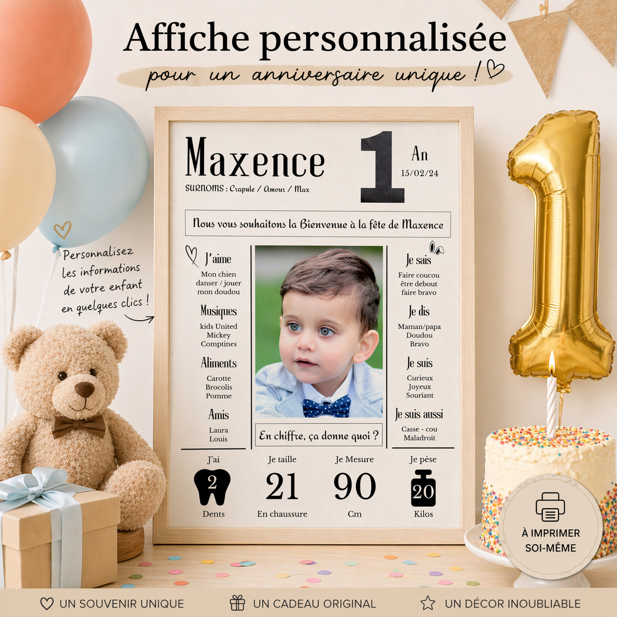 Affiche anniversaire journal