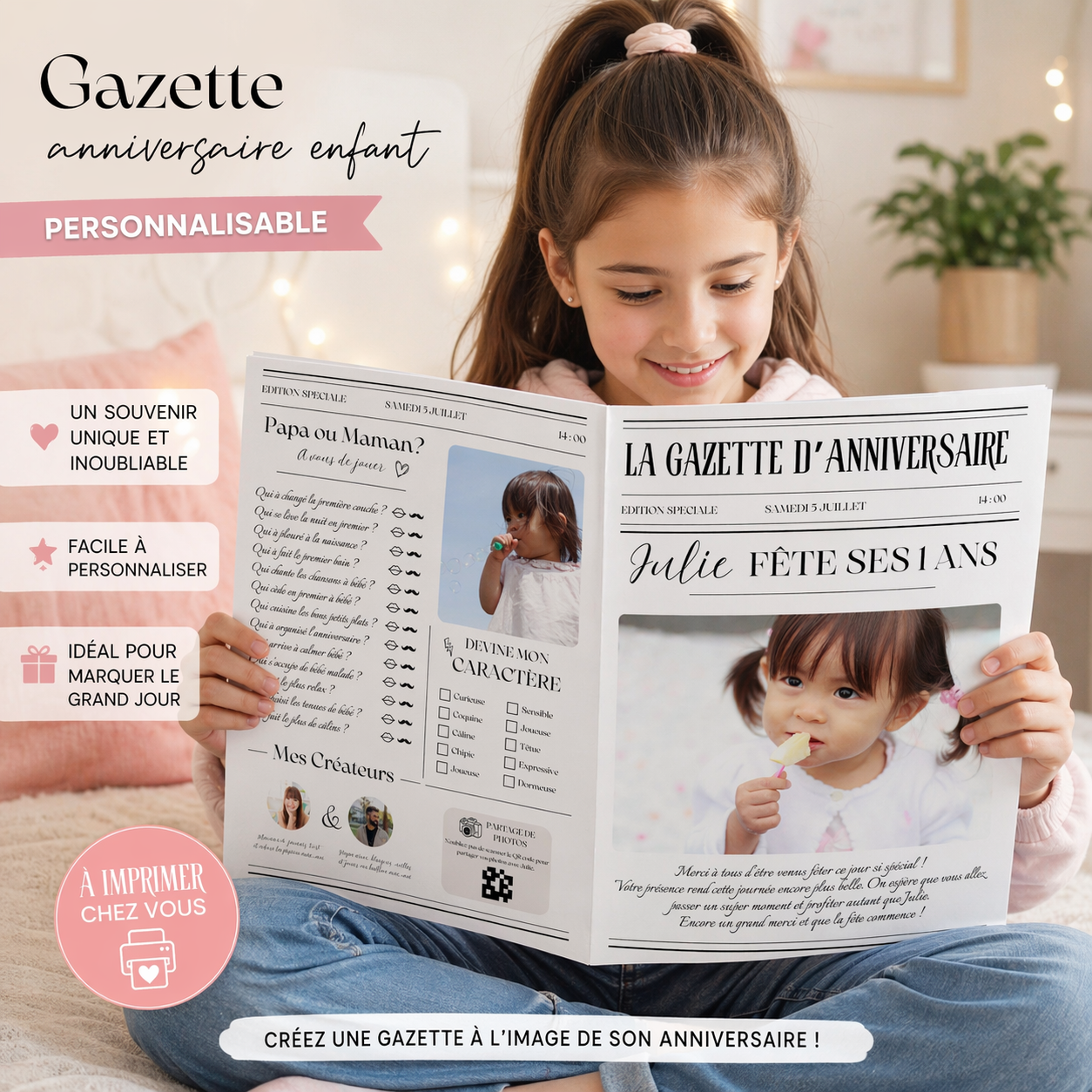 Gazette d'anniversaire