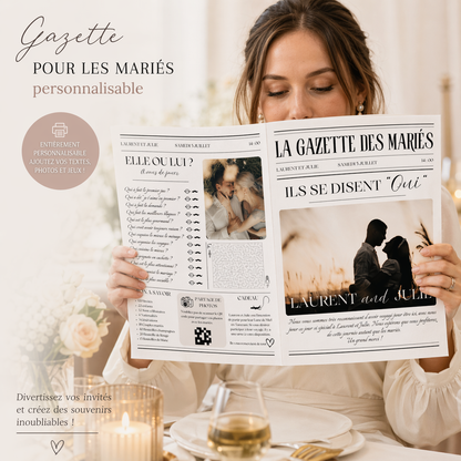 Gazette des mariés 4 pages