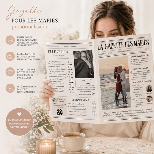 Gazette des mariés 4 pages