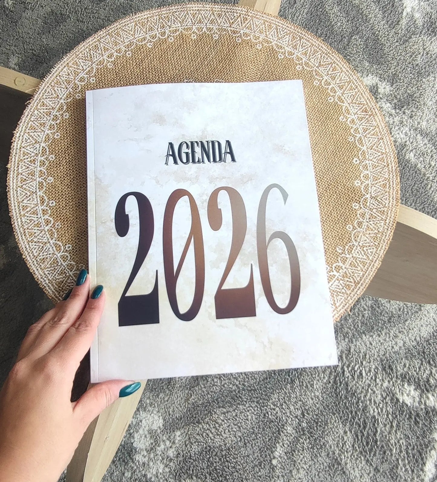 Agenda 2026 Grand format Design d'Audrey