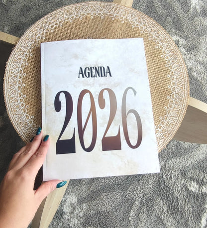 Agenda 2026 Grand format Design d'Audrey