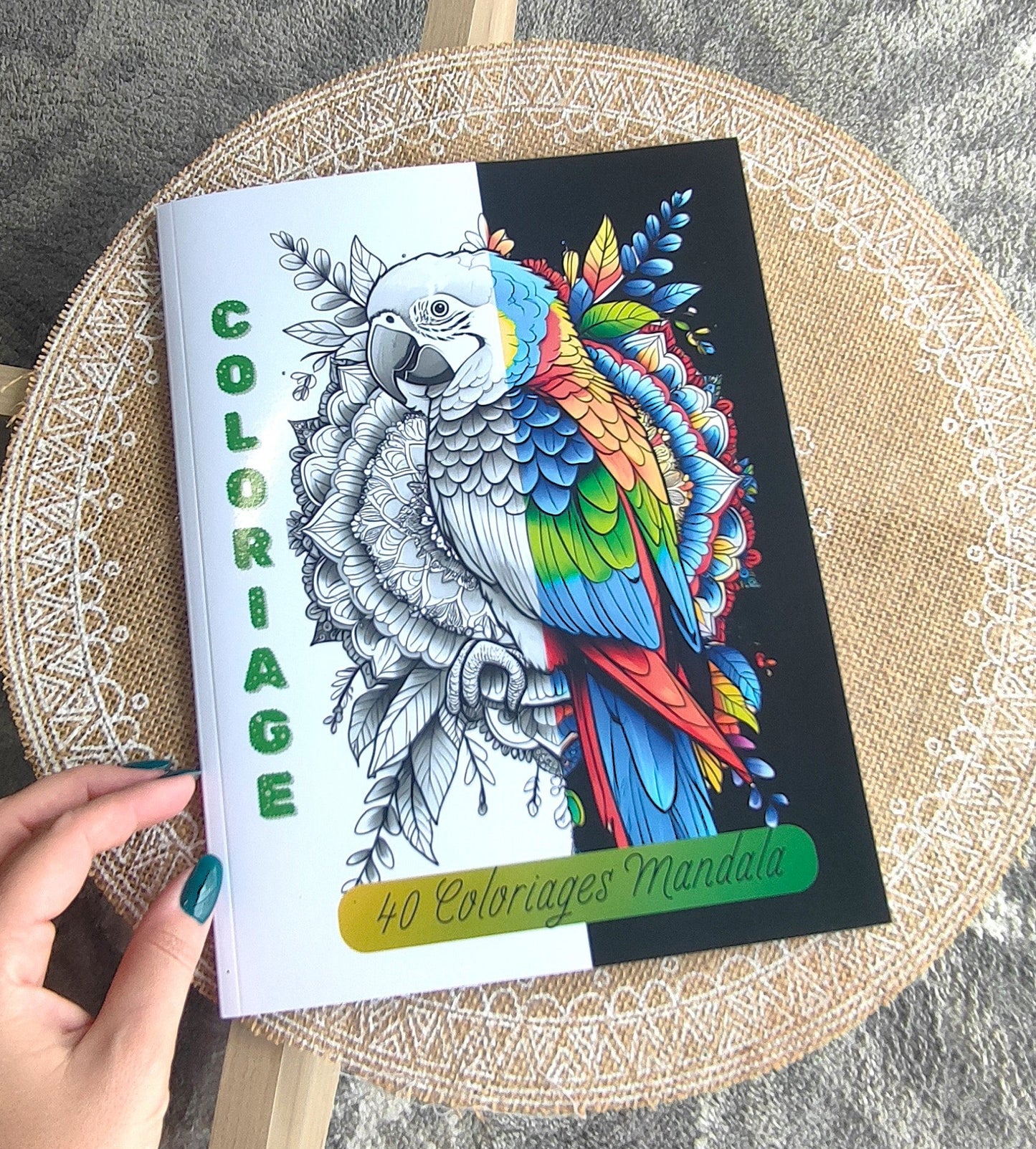 Coloriage Mandala Design d'Audrey