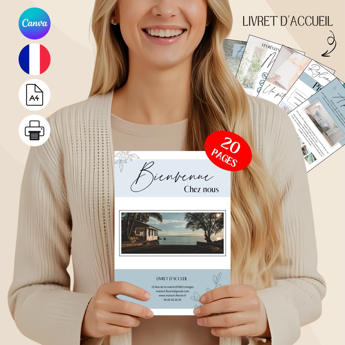 Livret d’accueil Design d'Audrey