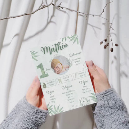 Affiche anniversaire personnalisée