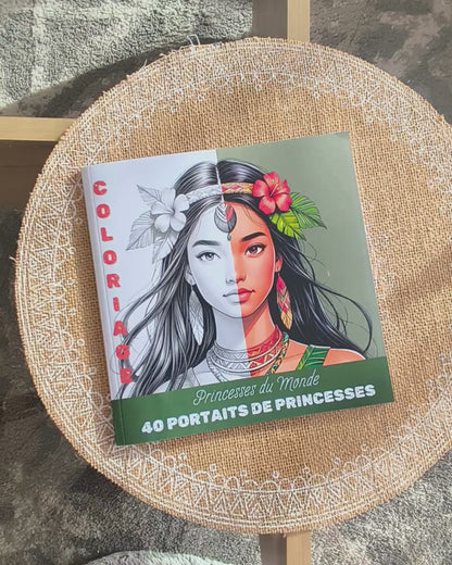 Coloriage Princesse du Monde