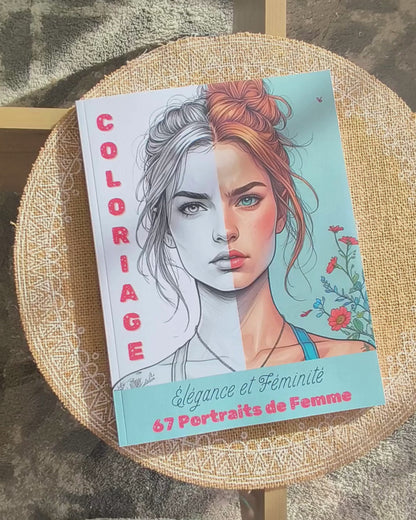 Coloriage Portraits Grand format