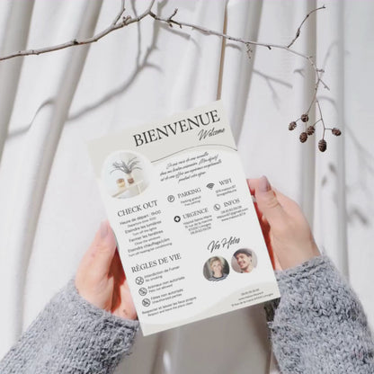 Affiche de bienvenue