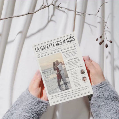 Gazette des mariés 4 pages
