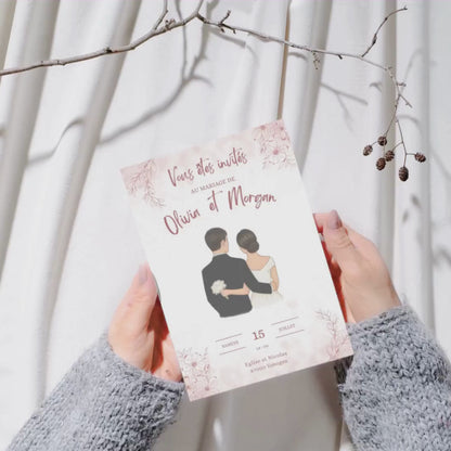 Faire-part de Mariage personnalisé