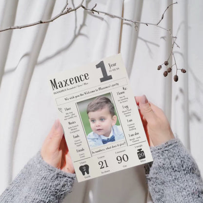 Affiche anniversaire journal