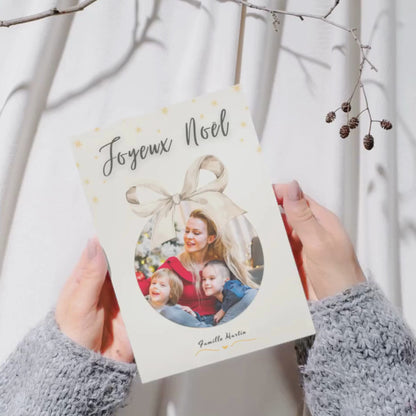 Carte de vœux Noël