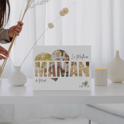 Cadre photo personnalisable MAMAN