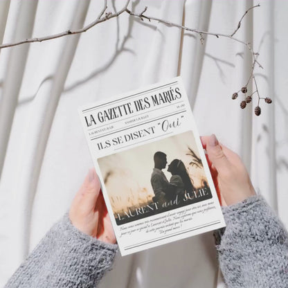 Gazette des mariés 4 pages