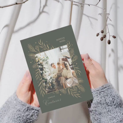 Carte de vœux Noël