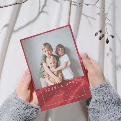 Carte de vœux Noël