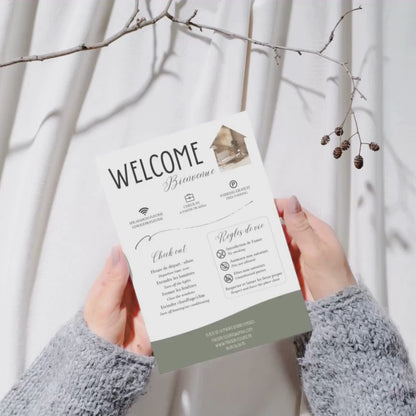 Affiche de bienvenue