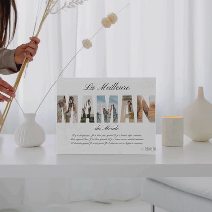 Cadre photo personnalisable MAMAN