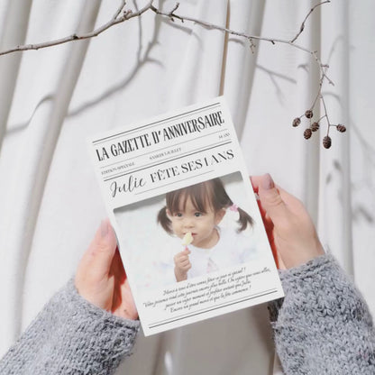 Gazette d'anniversaire