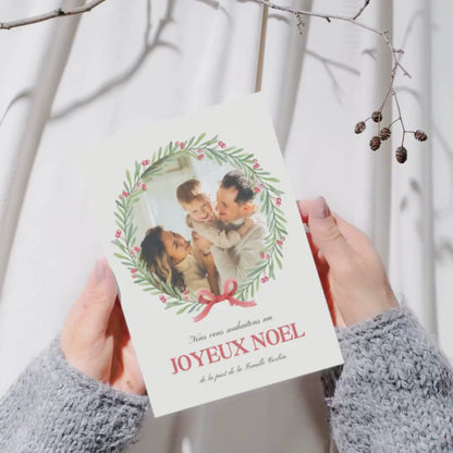 Carte de vœux Noël