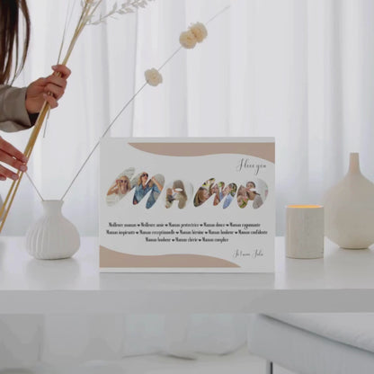Cadre photo personnalisable MAMAN